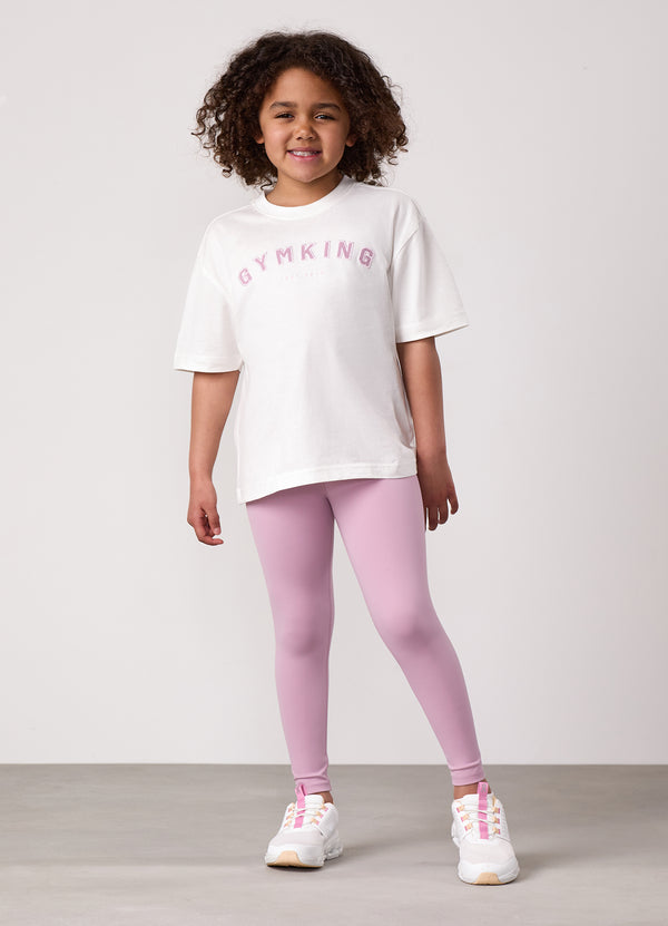 Gym King Kids Shadow Boyfriend Tee Cream