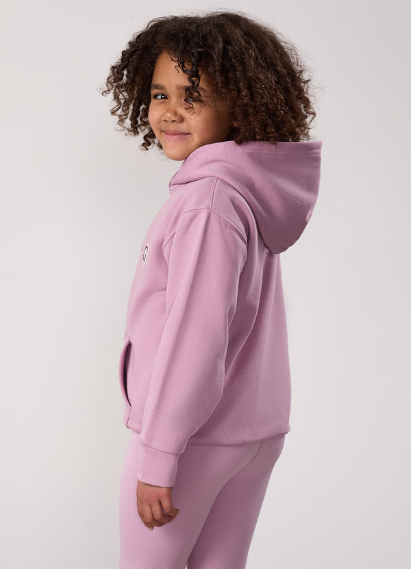 Gym King Kids Shadow Hood Mauve