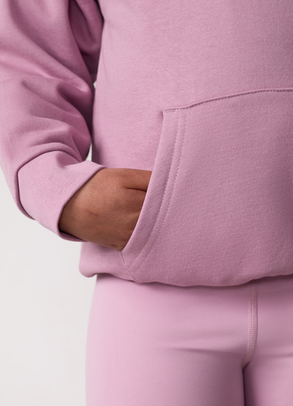 Gym King Kids Shadow Hood Mauve