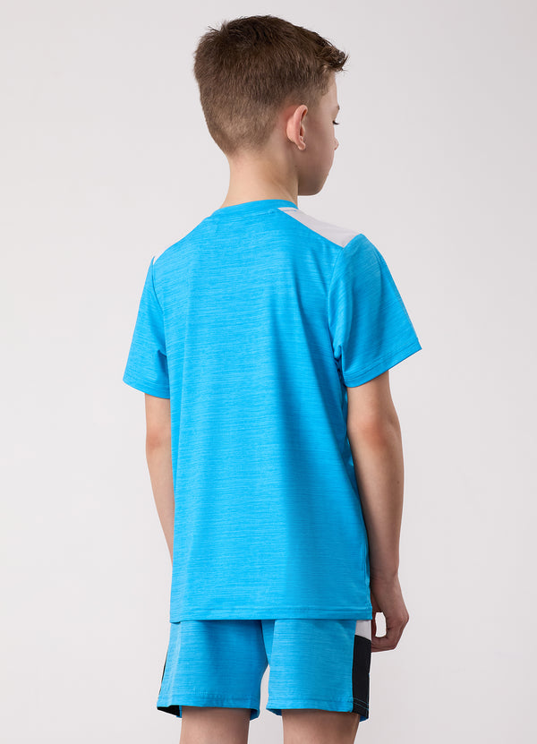 gym king Kids Vision Tee Portofino Blue