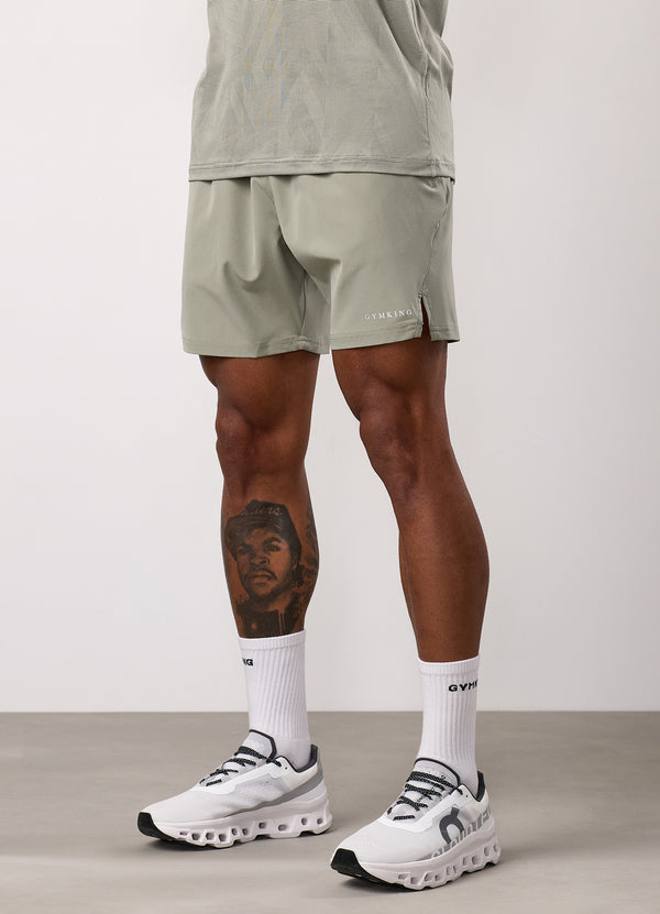 Gym King Limitless Woven Short Soft Khaki