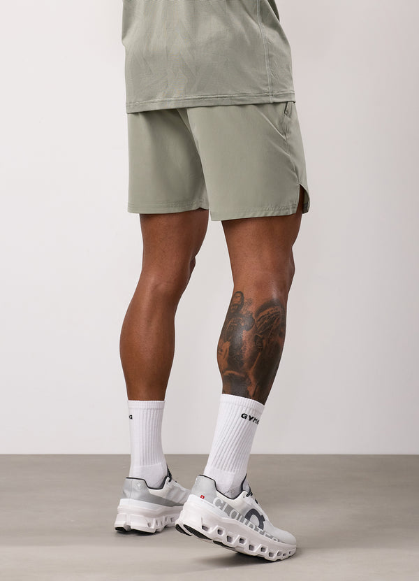 Gym King Limitless Woven Short Soft Khaki