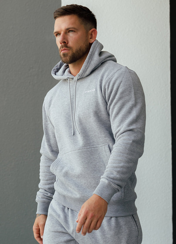 Gym King Linear Fundamental Hood Grey Marl