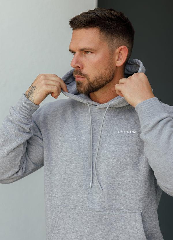 gym king Linear Fundamental Hood Grey Marl