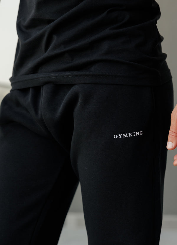 Gym King Linear Fundamental Jogger Black