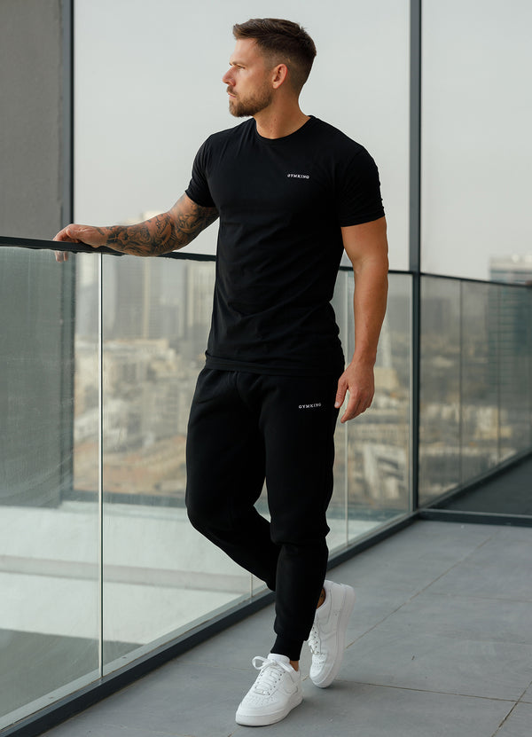 Gym King Linear Fundamental Jogger Black