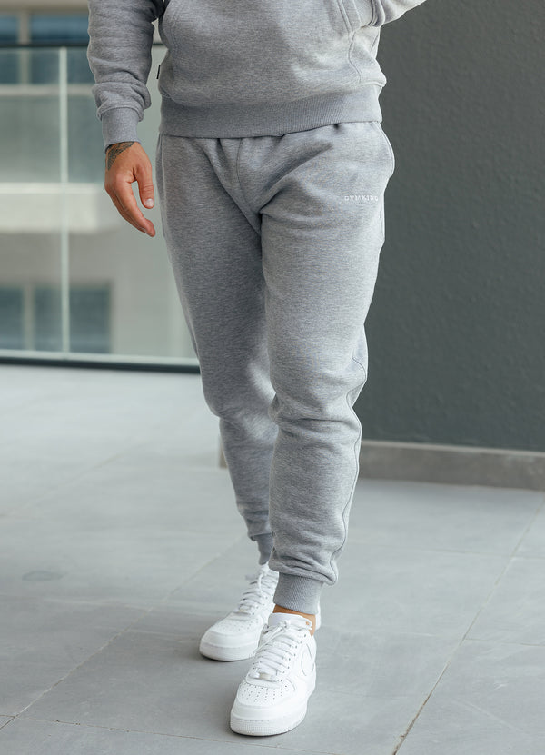 Gym King Linear Fundamental Jogger Grey Marl