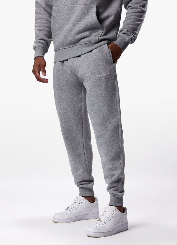 Gym King Linear Fundamental Jogger Grey Marl