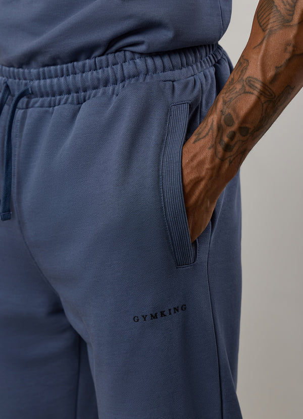 Gym King Linear Loopback Jogger Deep Sea Blue