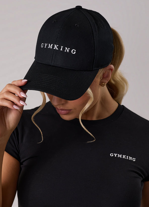 Gym King Linear Pitcher Cap Black