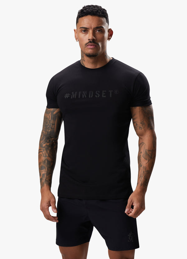 Gym King Mindset Jersey Tee Black