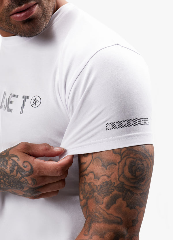 Gym King Mindset Jersey Tee White