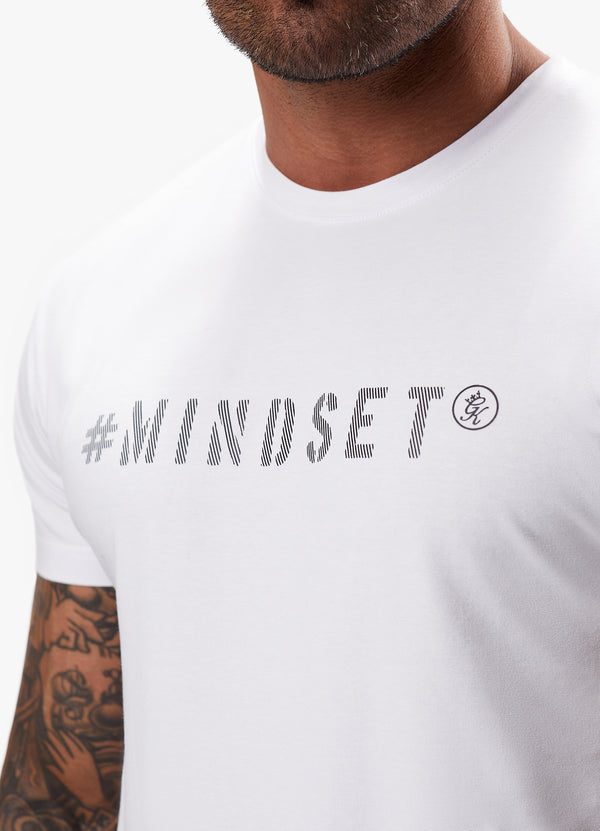 Gym King Mindset Jersey Tee White