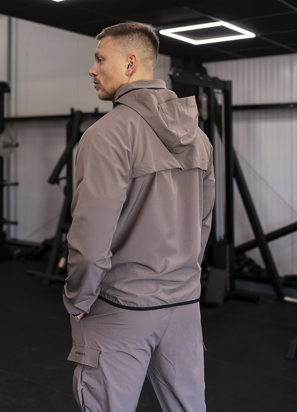 gym king Mini Ripstop Woven Utility Jacket Iron