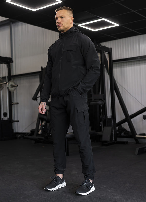 Gym King Mini Ripstop Woven Utility Pant Black