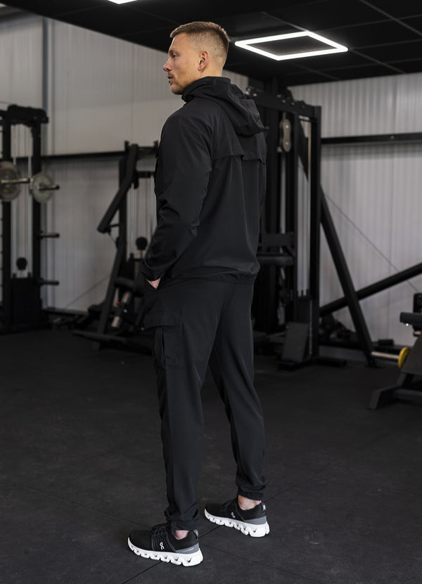 Gym King Mini Ripstop Woven Utility Pant Black