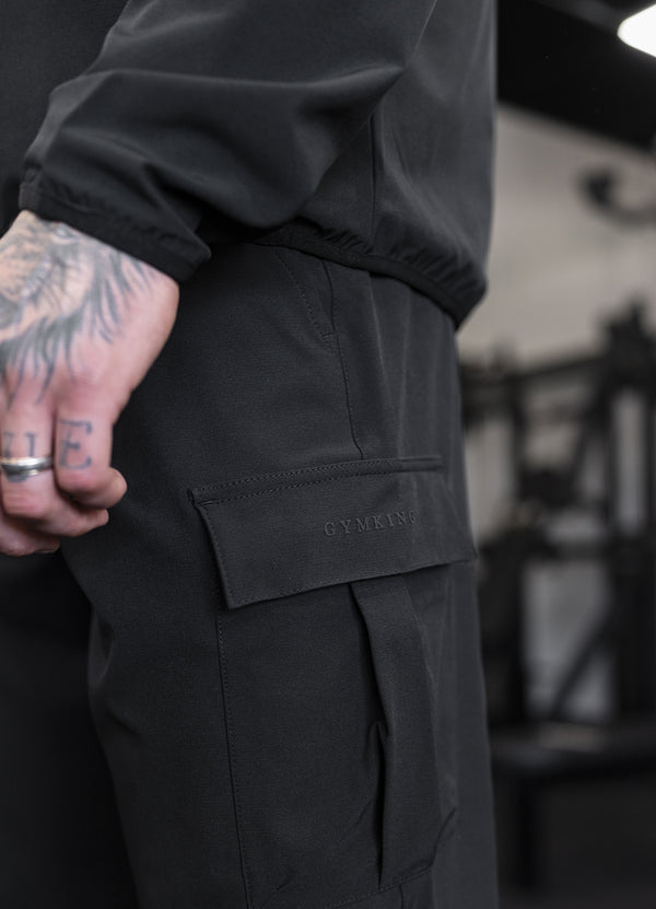 gym king Mini Ripstop Woven Utility Pant Black