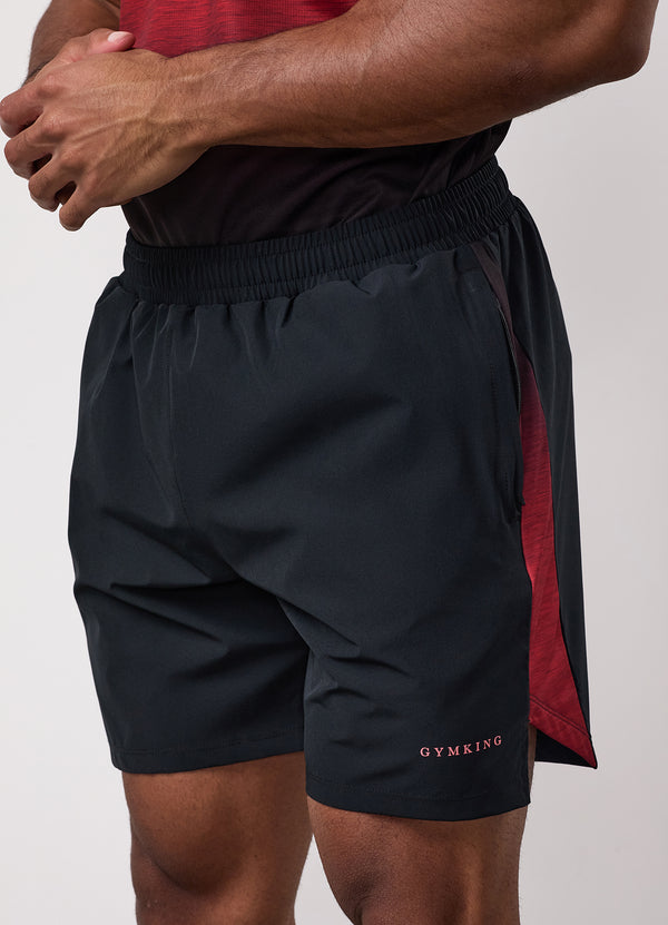 Gym King Ombre Space Dye Short Salsa/Black