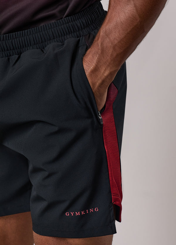 Gym King Ombre Space Dye Short Salsa/Black