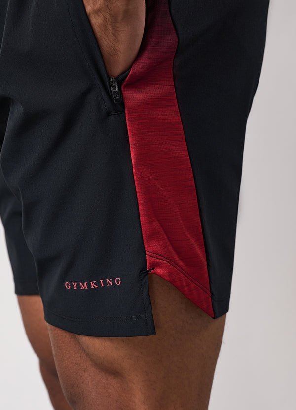 Gym King Ombre Space Dye Short Salsa/Black