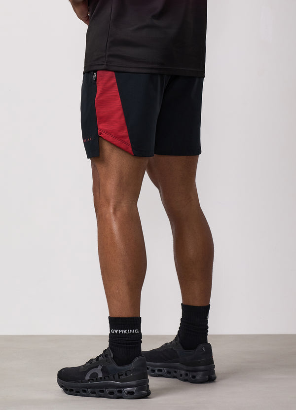 gym king Ombre Space Dye Short Salsa/Black