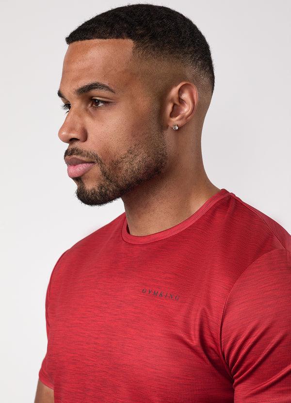 Gym King Ombre Space Dye Tee Salsa