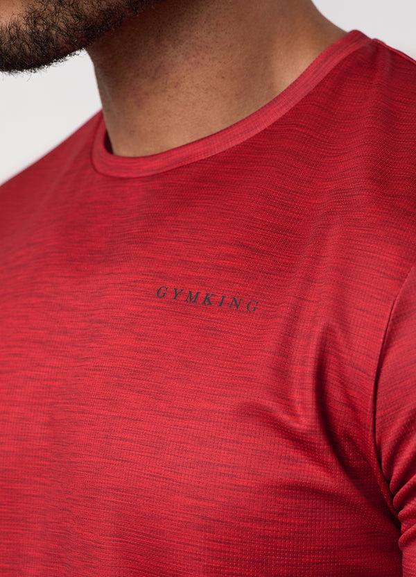 Gym King Ombre Space Dye Tee Salsa