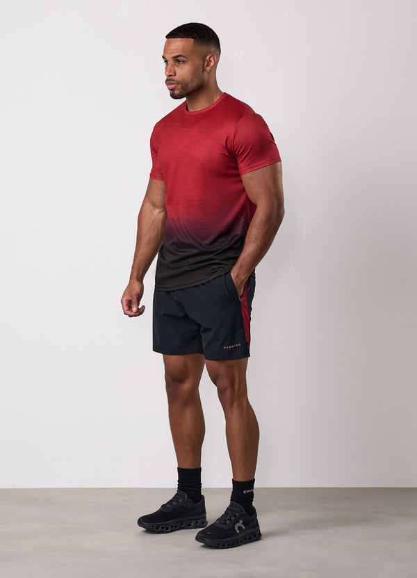 Gym King Ombre Space Dye Tee Salsa