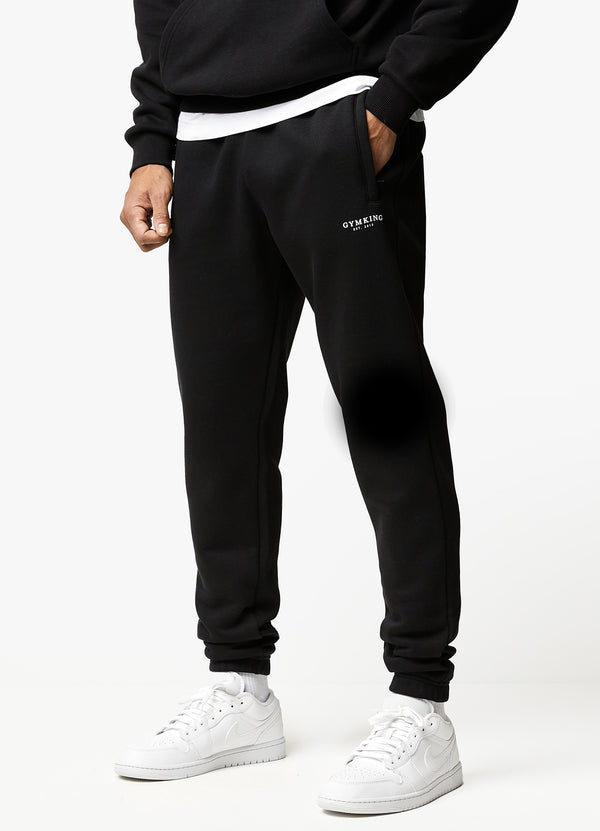 Gym King Oversized Logo Jogger Black