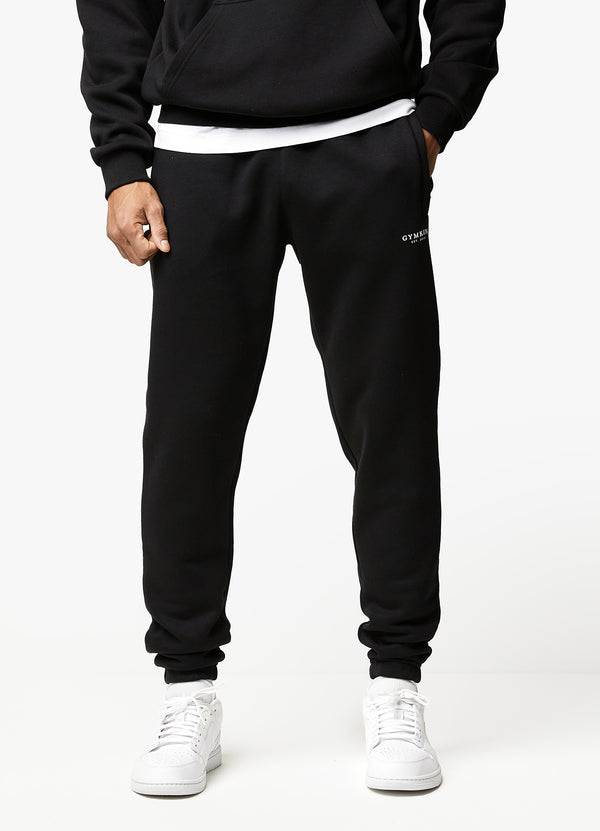 Gym King Oversized Logo Jogger Black