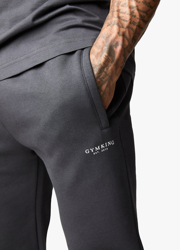 gym king Oversized Logo Jogger Dark Pewter