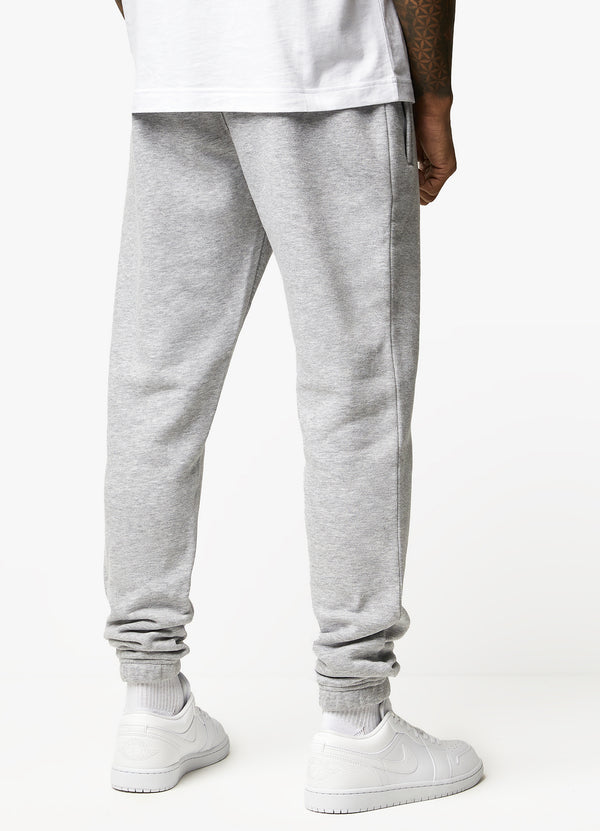 Gym King Oversized Logo Jogger Light Grey Marl