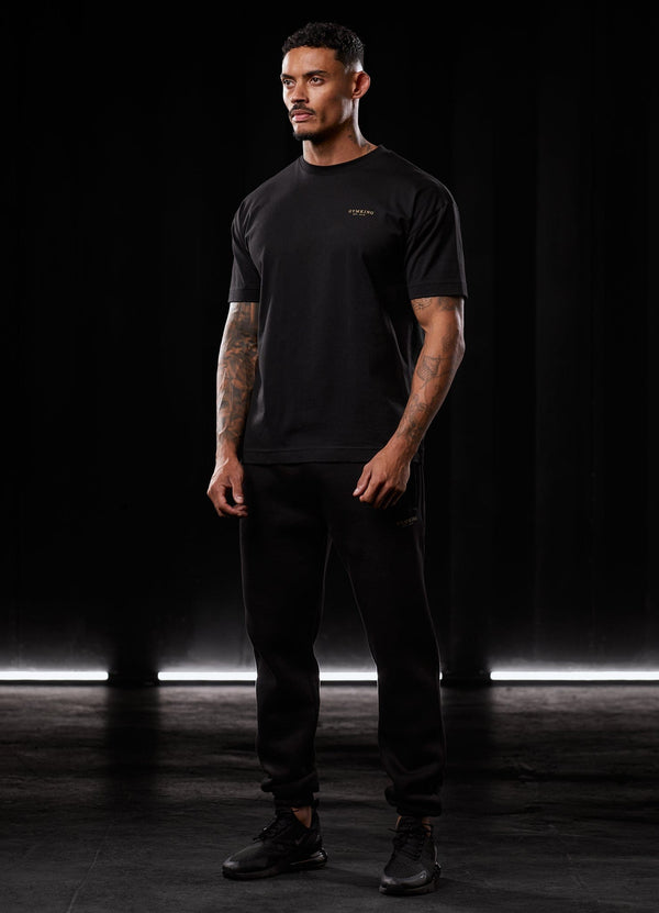 Gym King Oversized Logo T-shirt Black/Gold