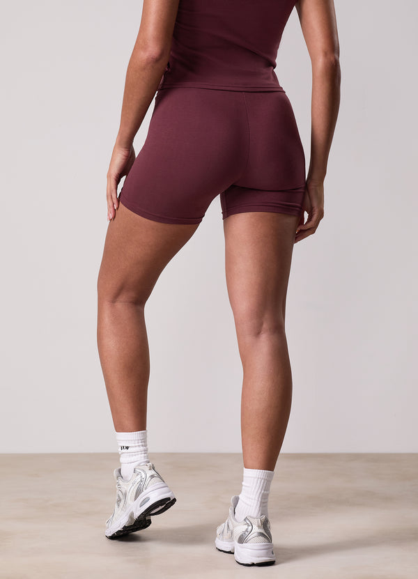 gym king Plush Jersey Short Burgundy
