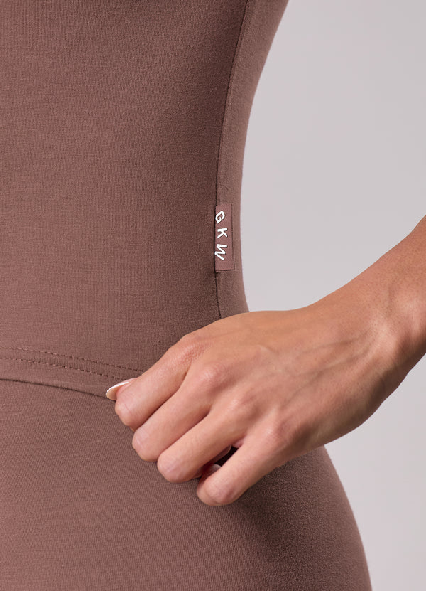 gym king Plush Short Sleeve Tee Fawn