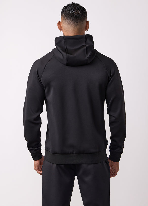 gym king Poly Full Zip Hood Black