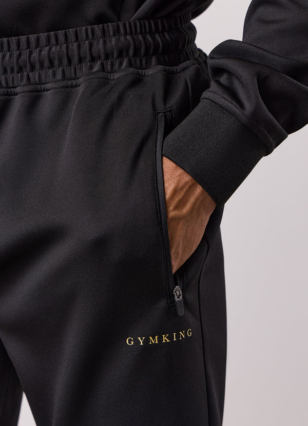 Gym King Poly Jogger Black