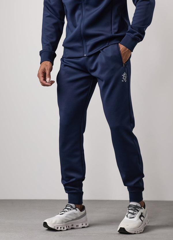 Gym King Poly Tracksuit Bottom Navy