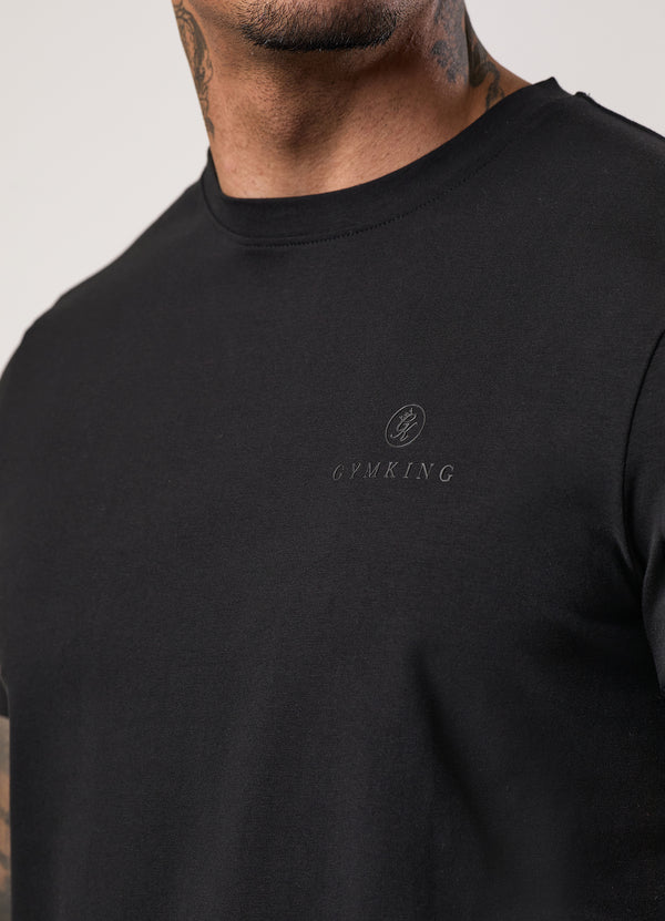 Gym King Pro Graphic Tee Black