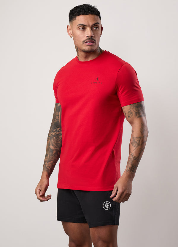 gym king Pro Graphic Tee Crimson Red