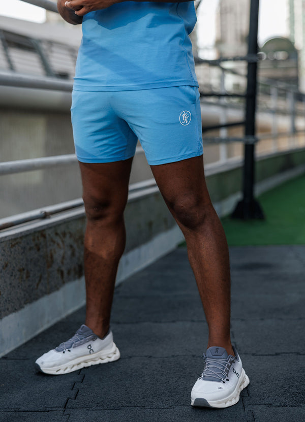 Gym King Pro Jersey Short Azure Blue