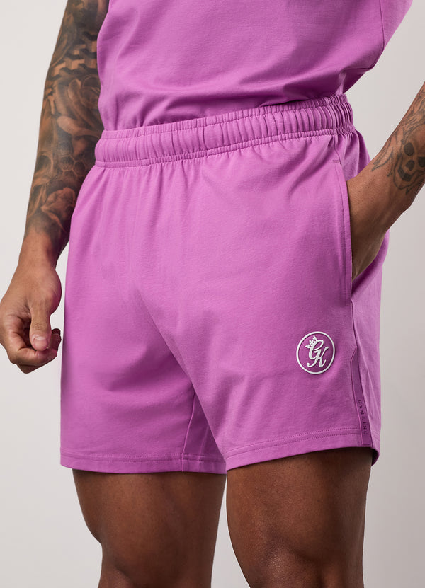 Gym King Pro Jersey Short Magenta Purple