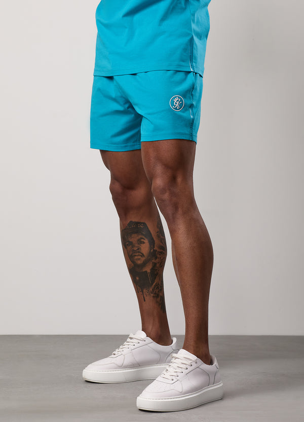 Gym King Pro Jersey Short Marine Teal