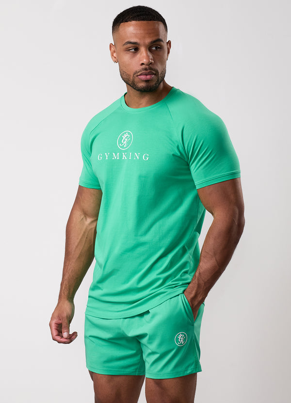 Gym King Pro Jersey Tee Apple Green
