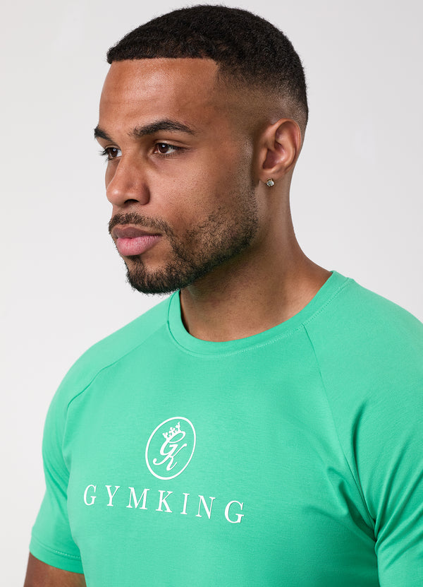 Gym King Pro Jersey Tee Apple Green