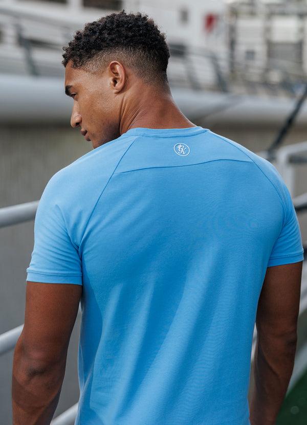 Gym King Pro Jersey Tee Azure Blue
