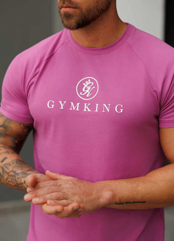 gym king Pro Jersey Tee Magenta Purple