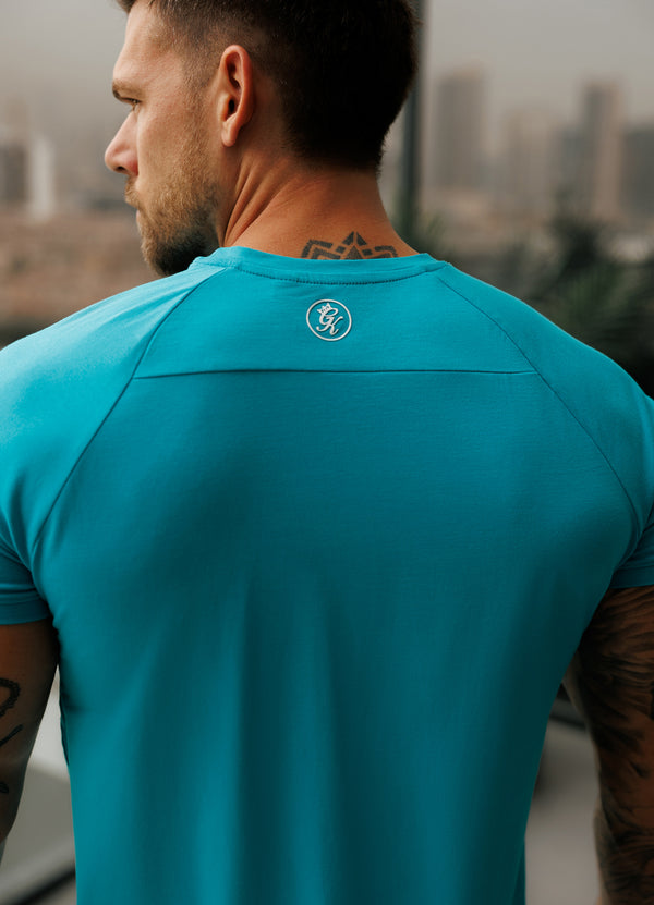 Gym King Pro Jersey Tee Marine Teal