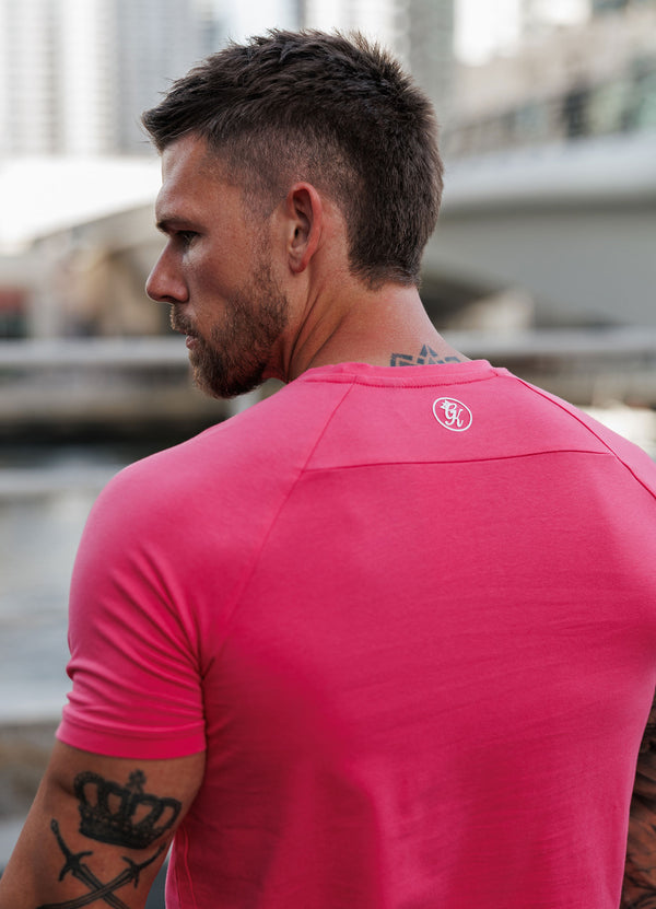 Gym King Pro Jersey Tee Raspberry