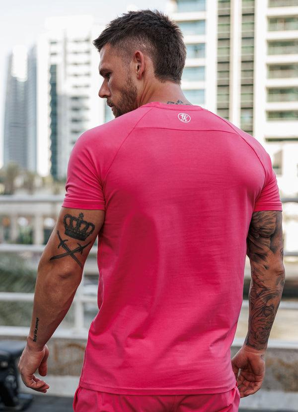 gym king Pro Jersey Tee Raspberry